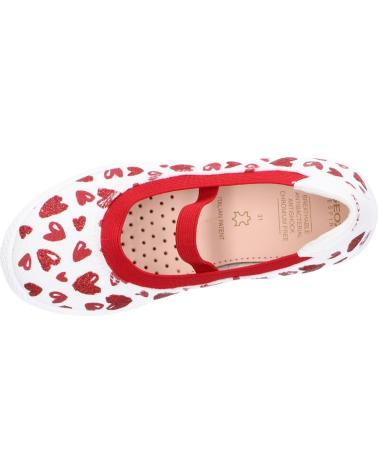 Bailarinas de Niña GEOX J92D5J 000AN J KILWI C0050 WHITE-RED