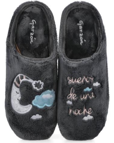 Calzado de casa de Mujer GARZON 7306-275 ZAPATILLAS DE CASA MUJE GRIS