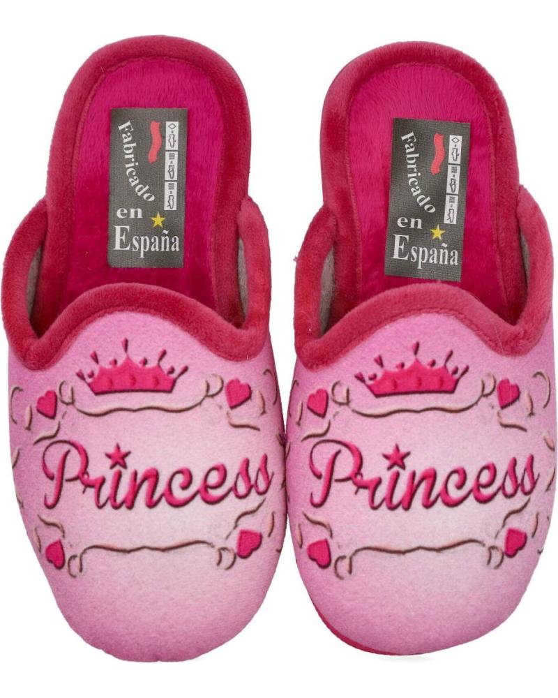 Hausschuhe für Mädchen L&R SHOES LR SHOES 220-28 ZAPATILLAS DE CASA NIN FUXIA