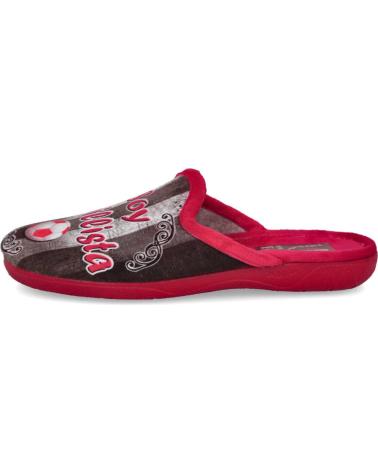 Hausschuhe für Herren L&R SHOES LR SHOES 60-C12 ZAPATILLAS DE CASA HOMBRE ROJO
