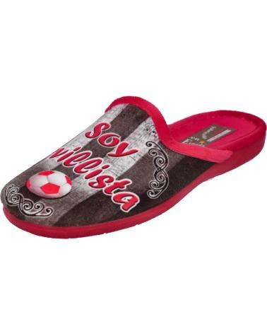 Hausschuhe für Herren L&R SHOES LR SHOES 60-C12 ZAPATILLAS DE CASA HOMBRE ROJO