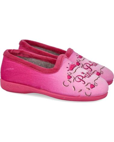 Hausschuhe für Mädchen L&R SHOES LR SHOES 300-28 ZAPATILLAS DE CASA NIN FUXIA