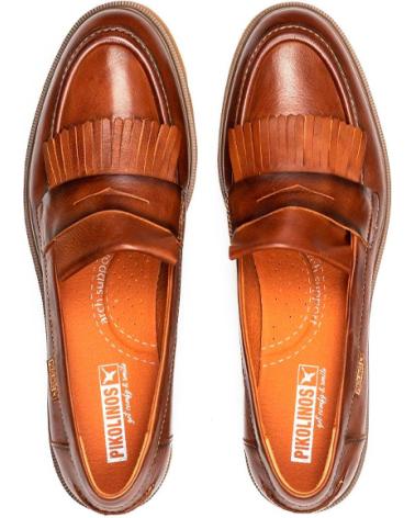 Woman shoes pikolinos MOCASIN FLECOS SALAMANCA MARRóN