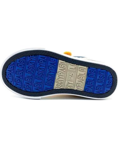 boy Trainers PABLOSKY CANVAS VELCRO AMARILLO