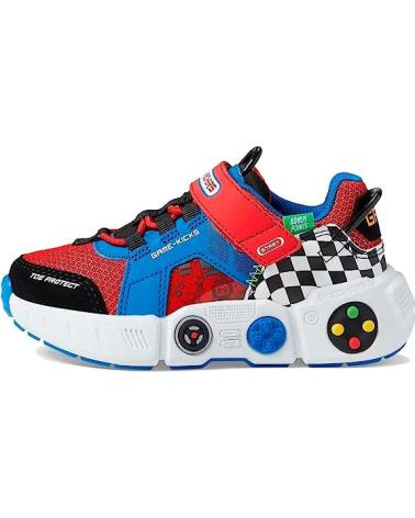 Sportif pour Garçon SKECHERS ZAPATILLA DEPORTIVA DE NIO GAMETRONIX ROJO