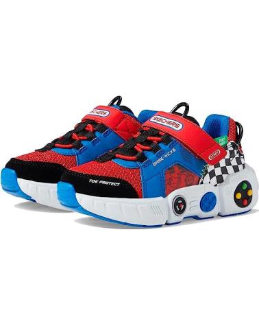 Sportif pour Garçon SKECHERS ZAPATILLA DEPORTIVA DE NIO GAMETRONIX ROJO