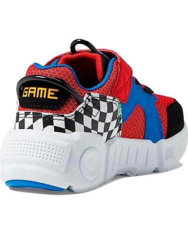 Sportif pour Garçon SKECHERS ZAPATILLA DEPORTIVA DE NIO GAMETRONIX ROJO