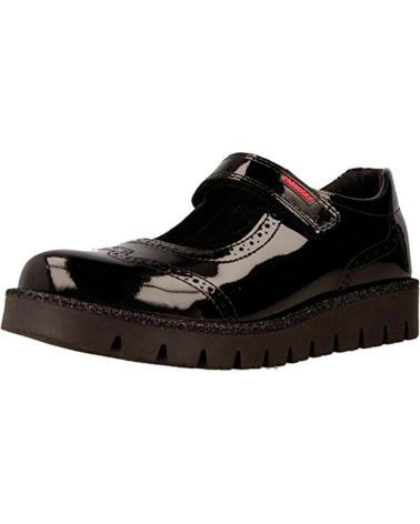 girl shoes PABLOSKY MERCEDES CHAROL CON VELCRO NEGRO