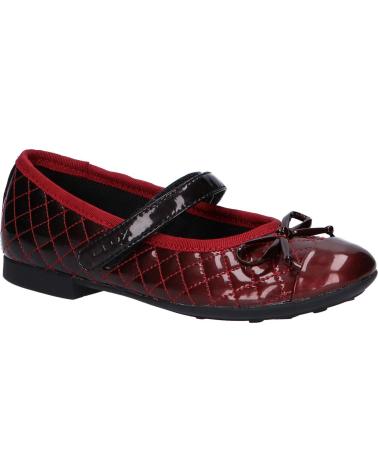 Bailarinas de Niña GEOX J5455D 000GX J PLIE C0100 DK RED-BLACK