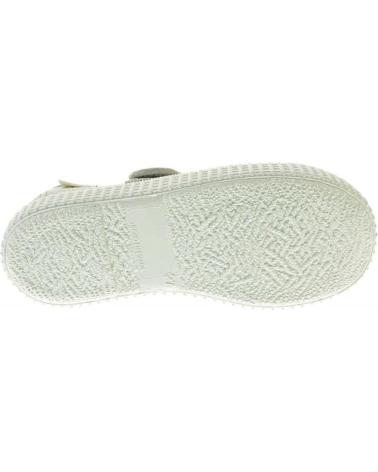 Calzado de casa de Niña y Niño POTOMAC MERCEDES BRILLANTE VELCRO PLATEADO