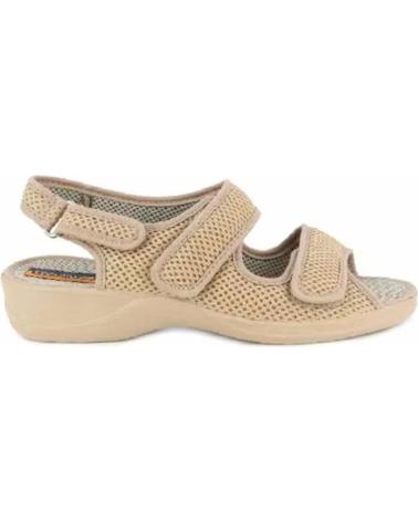 Hausschuhe-De-Mujer-D`CUTILLAS-SANDALIA-VELCROS-DOCTOR-CUTILLAS-MARRóN