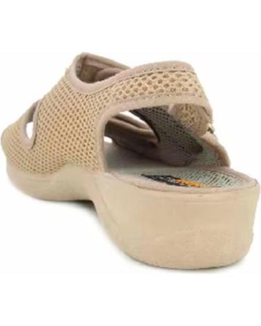 Pantoufles-De-Mujer-D`CUTILLAS-SANDALIA-VELCROS-DOCTOR-CUTILLAS-MARRóN