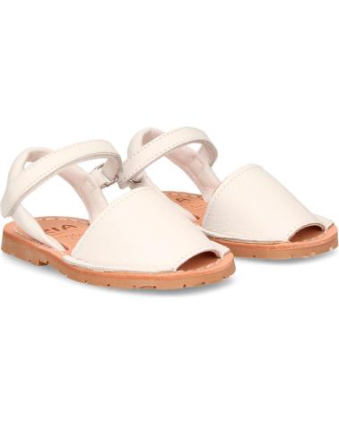 Sandali per Bambino RIA MENORCA MENORQUINA RIA VELCRO RUEDA CARAMELO BLANCO