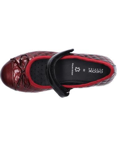 Bailarinas de Niña GEOX J5455D 000GX J PLIE C0100 DK RED-BLACK