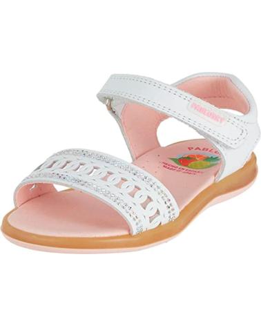 girl Sandals PABLOSKY SANDALIA BRILLANTES BLANCO