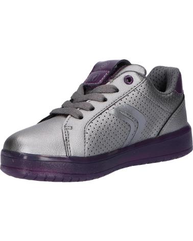 Zapatillas deporte pour Femme et Fille GEOX J744HA 000NF J KOMMODOR C1AF8 DK SILVER-PRUNE