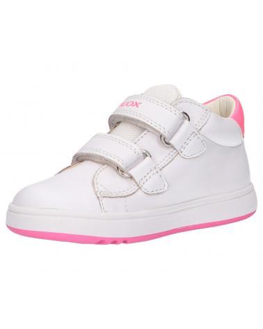 Sportschuhe für Mädchen GEOX B044CC 08558 B BIGLIA C1441 WHITE-FLUOFUCHSIA