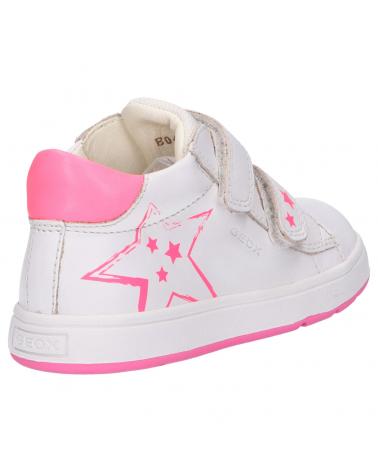 Sportschuhe für Mädchen GEOX B044CC 08558 B BIGLIA C1441 WHITE-FLUOFUCHSIA