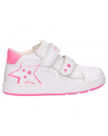 Sportschuhe für Mädchen GEOX B044CC 08558 B BIGLIA C1441 WHITE-FLUOFUCHSIA