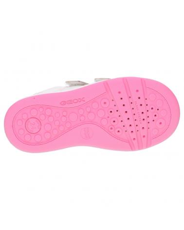 Sportschuhe für Mädchen GEOX B044CC 08558 B BIGLIA C1441 WHITE-FLUOFUCHSIA