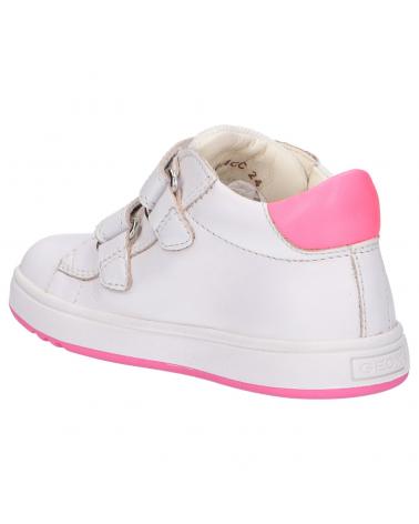 Sportschuhe für Mädchen GEOX B044CC 08558 B BIGLIA C1441 WHITE-FLUOFUCHSIA