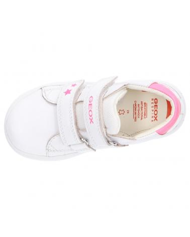 Sportschuhe für Mädchen GEOX B044CC 08558 B BIGLIA C1441 WHITE-FLUOFUCHSIA