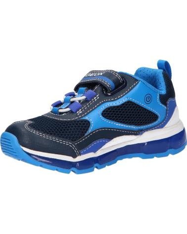 Scarpe sport per Bambino GEOX J1544B 014BU J ANDROID C0693 NAVY-LT BLUE