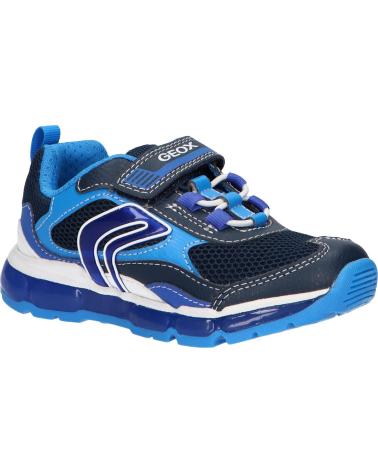 Scarpe sport per Bambino GEOX J1544B 014BU J ANDROID C0693 NAVY-LT BLUE