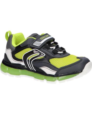 Scarpe sport per Bambino GEOX J1544B 014BU J ANDROID C1267 DK GREY-LIME