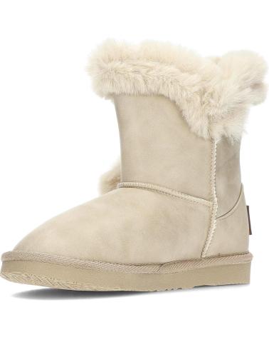 Botas de Mujer y Niña BW BREAK WALK BOTAS AUSTRALIANAS BREAKWALK FUR POMPOM BEIG