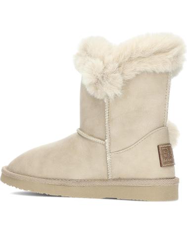 Botas de Mujer y Niña BW BREAK WALK BOTAS AUSTRALIANAS BREAKWALK FUR POMPOM BEIG