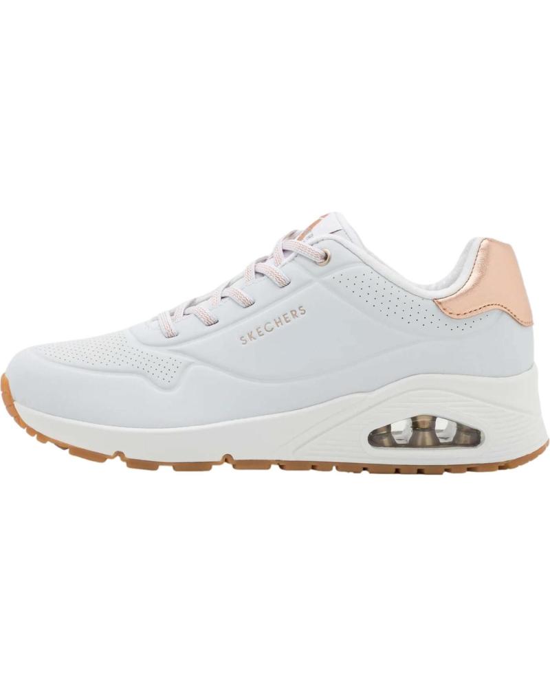 Sportivo per Donna SKECHERS 155196 ZAPATILLAS CASUAL DE MUJER BLANCO BLANCO