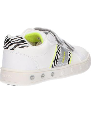 Scarpe sport per Bambina GEOX J158WH 05404 J SKYLIN C0552 WHITE-FLUO YELLOW
