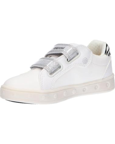 Scarpe sport per Bambina GEOX J158WH 05404 J SKYLIN C0552 WHITE-FLUO YELLOW