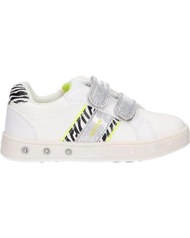 Scarpe sport per Bambina GEOX J158WH 05404 J SKYLIN C0552 WHITE-FLUO YELLOW