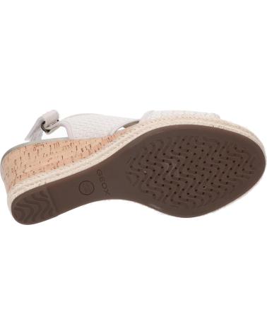 Sandales pour Femme GEOX D82P6C 06RBC D JANIRA C1002 OFF WHITE
