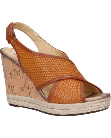 Sandales pour Femme GEOX D82P6C 06RBC D JANIRA C5G6F CARAMEL-BROWN