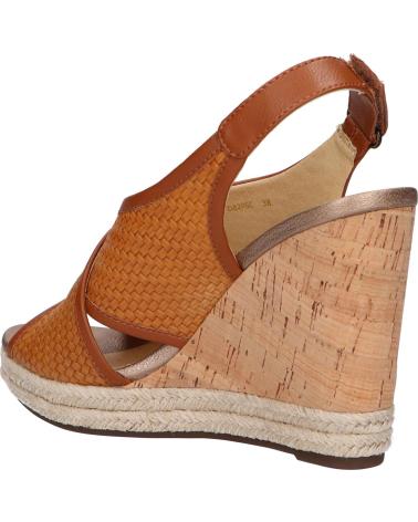 Sandales pour Femme GEOX D82P6C 06RBC D JANIRA C5G6F CARAMEL-BROWN
