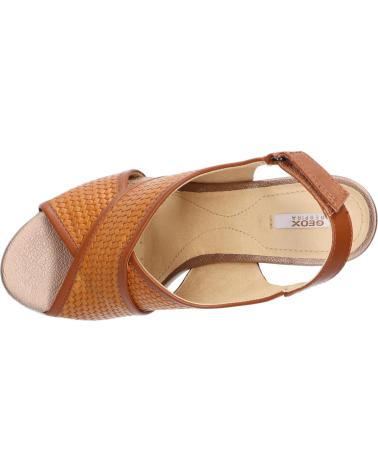 Sandales pour Femme GEOX D82P6C 06RBC D JANIRA C5G6F CARAMEL-BROWN