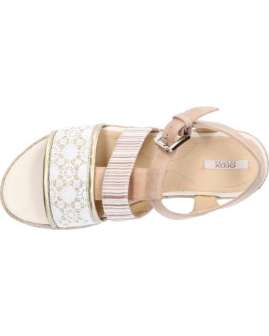 Sandali per Donna GEOX D825SG 0218J D KOLLEEN C1961 NATURAL-OFF WHITE