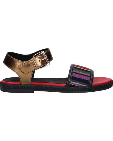 Sandali per Donna GEOX D825SJ 0AWBN D KOLLEEN C9261 BLACK-LT BRONZE