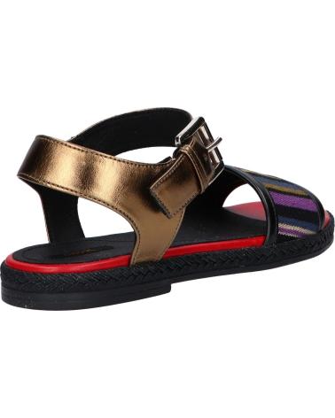 Sandali per Donna GEOX D825SJ 0AWBN D KOLLEEN C9261 BLACK-LT BRONZE