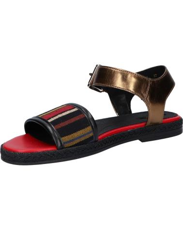 Sandali per Donna GEOX D825SJ 0AWBN D KOLLEEN C9261 BLACK-LT BRONZE