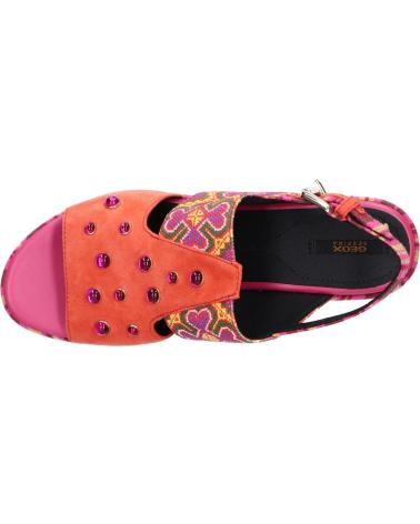 Sandales pour Femme GEOX D824VA 021AW D SAKELY C7258 CORAL-FUCHSIA