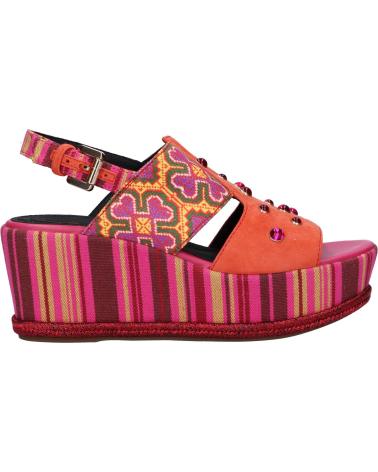 Sandales pour Femme GEOX D824VA 021AW D SAKELY C7258 CORAL-FUCHSIA