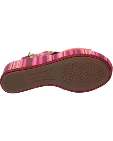 Sandales pour Femme GEOX D824VA 021AW D SAKELY C7258 CORAL-FUCHSIA