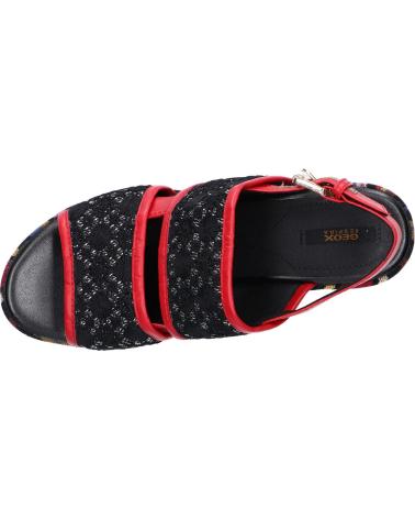 Sandalias de Mujer GEOX D824VB 08JBC D SAKELY C0048 BLACK-RED