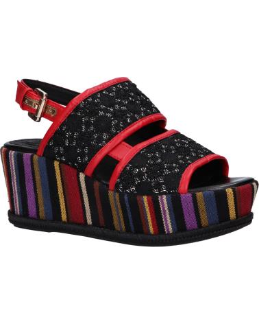Sandalias de Mujer GEOX D824VB 08JBC D SAKELY C0048 BLACK-RED