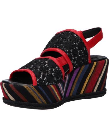 Sandalias de Mujer GEOX D824VB 08JBC D SAKELY C0048 BLACK-RED