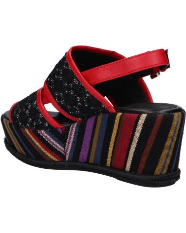 Sandalias de Mujer GEOX D824VB 08JBC D SAKELY C0048 BLACK-RED